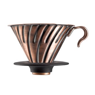 Hario V60 Metal Coffee Dripper Copper 02