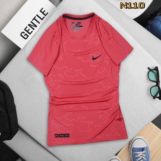 nike เสื้อยืดแขนสั้นออกกำลังกายผู้หญิง