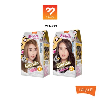 (Y21 - Y35)  Lolane Z-COOL Color milk โลแลน ซีคูล คัลเลอร์ มิลค์ 45 g. ครีมย้อมผม สีย้อมผม