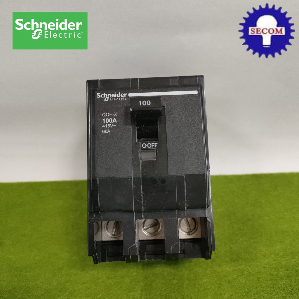 Schneider QOH3100X 3P 100A ลูกเซอร์กิตเบรคเกอร์ ชไนเดอร์ SQD ของแท้ เป็นตัวแทนจำหน่าย