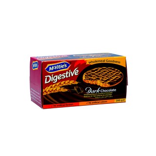 Mcvities Digestive Dark Chocolate 200g  แมคไวตี้ส์ ไดเจสทีฟ ดาร์ก ช็อกโกแลต 200g