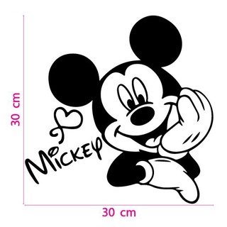 สติกเกอร์ ตัด ไดคัท Mickey Mouse หนู มิคกี้เมาส์  วัสดุเป็น PVC กันน้ำ ทนแดด (ตรวจทานตัวเลือกก่อนยืนยันคำสั่งซื้อนะคะ)