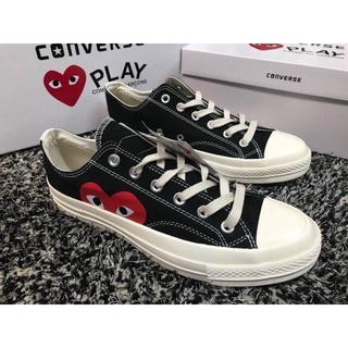 Comme Des GARCONS Play x Converse Chuck Taylor ไซส์ 36-44 (พร้อมกล่อง) ✅เก็บเงินปลายทางได้