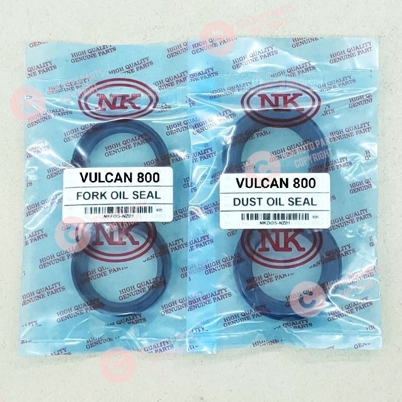 FORK ซีลน้ํามัน + DUST SEAL - KAWASAKI - VULCAN 800/ VULCAN 900/ VULCAN 1500/ VULCAN 500/ VERSYS 650