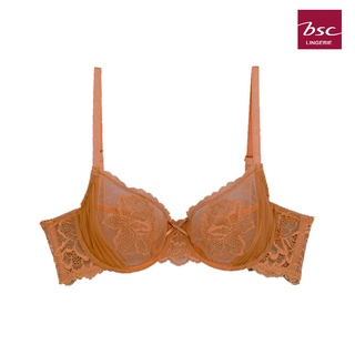 BSC Lingerie ชุดชั้นในเซ๊กซี่ มีโครง รูปแบบ ซีทรู SEE THROUGH BRA - BB1390 BR,IV,GR,OR,OT