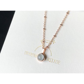 สร้อยคอ Raindrop+จี้ 5 มิล