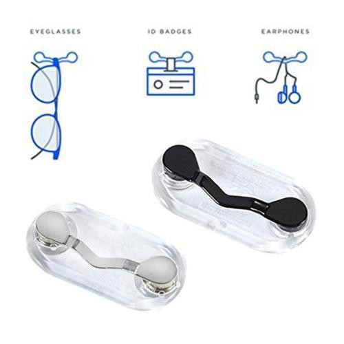 พร้อมส่ง แม่เหล็กพกพา ที่ใส่แก้วตา แว่นกันแดดแบบคลิป Badge Hang Hook