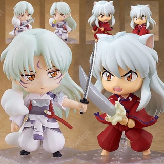 อินุยาฉะ โมเดล Inuyasha Sesshomaru Nendoroid GSC เนนโดรอยด์ เทพอสูรจิ้งจอกเงิน 1300# 1514# Anime Figures Packed in Box Dog Demon Half Dog Action Figure 10cm