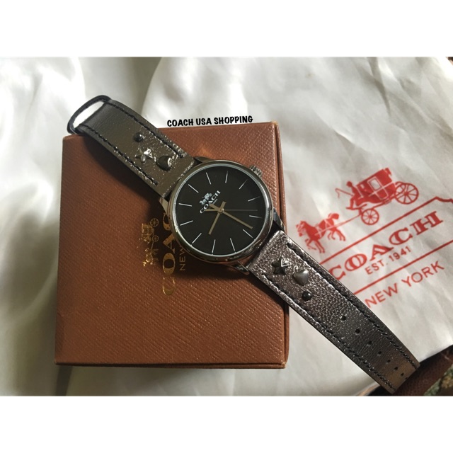 COACH 14502939 LEATHER WATCH
