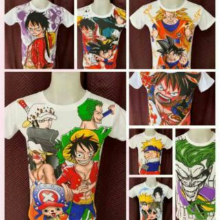 ONE PIECEเสื้อยืดผู้ชาย เสื้อยืดผู้หญิง เสื้อยืด HtR