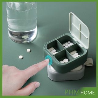 ง่ายต่อการพกพา กล่องเก็บยา กันน้ำและกันชื้น  สุขภาพและความปลอดภัย  Pill box