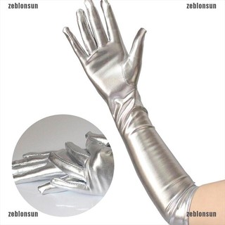@sun# Tali ถุงมือหนัง ยาว เซ็กซี่ สําหรับผู้หญิง