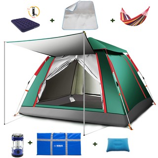 Camping Set เต๊นท์ เดินป่า สุดคุ้ม พร้อมอุปกรณ์ 6 ชิ้น