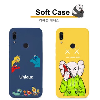 เคสมือถือสำหรับ Xiaomi Redmi 9 9A 9C 8A 7A 7 6A 10X Note 9S 9 Pro 8T 8 7 6 10 Pro Go Redmi K20 K30 K30i Pro ZOOM Y3 Note9 Note9s Note7 Note8 Note10 Pro Case เซซามีสตรีท Phone Soft Casing