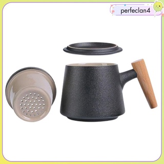 301-400ml Tea Cup with Lid and Handle Filter for Office