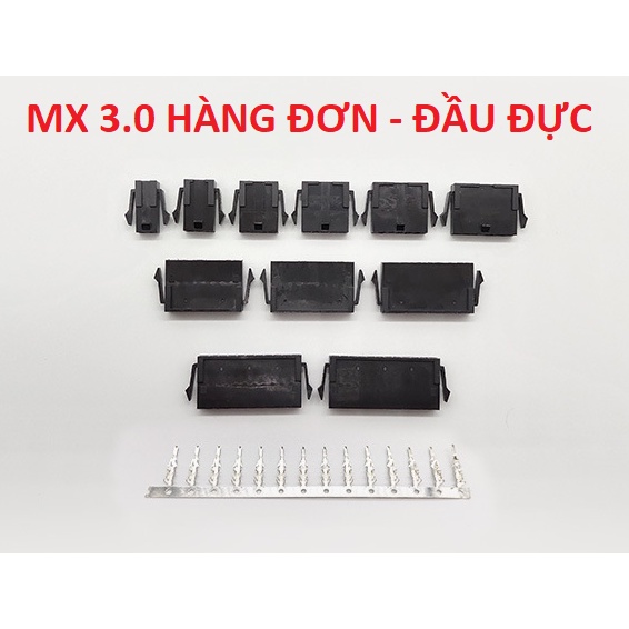 NO WIRE-SINGLE ITEM-ขั้วต่อตัวผู้-ขั้วต่อ MX3.0 มม. (ราคารวม cos) (MX 3.0MM, MX 3.0)