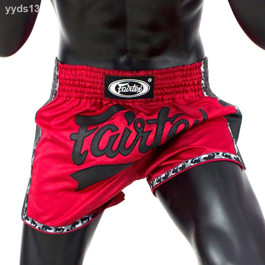 ☊℡♗กางเกงมวยไทย กางเกงมวย แฟร์แทกซ์ Fairtex Boxing shorts BS1703 Red/Black  Muay Thai shorts
