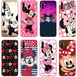 OPPO realme c3 a1k a37 neo 9 F1 A35 F9 pro Case TPU Soft Silicon Protecitve Shell Phone casing Cover Mickey Minnie Mouse