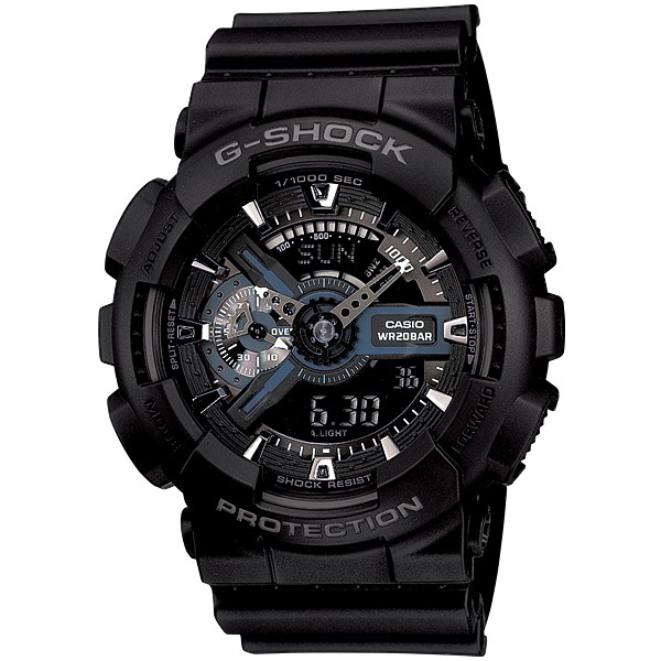 นาฬิกา คาสิโอ Casio G-Shock Standard Analog-Digital รุ่น GA-110-1B (BLACK HAWK)