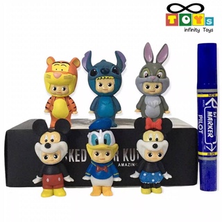 โมเดล เด็กสวมชุดดิสนีย์ Disney ทั้งเซต 6ตัว