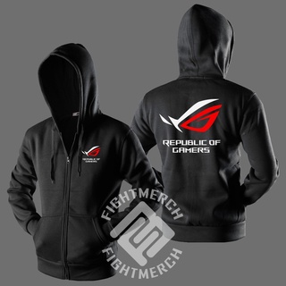 Newest Age Reduction Outwear Big Size Hoodie Zipper Republic Of Gamers Asus ROG Fightmerch Mens Hoody Pullover Cotton Hoodie Birthday Gift