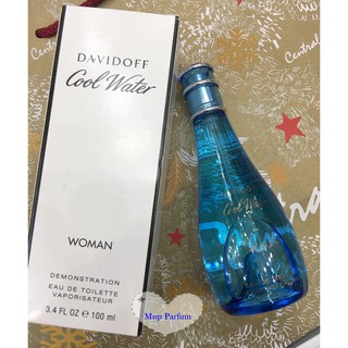 Davidoff Cool Water for Women Edt 100 ml. ( กล่องTester )