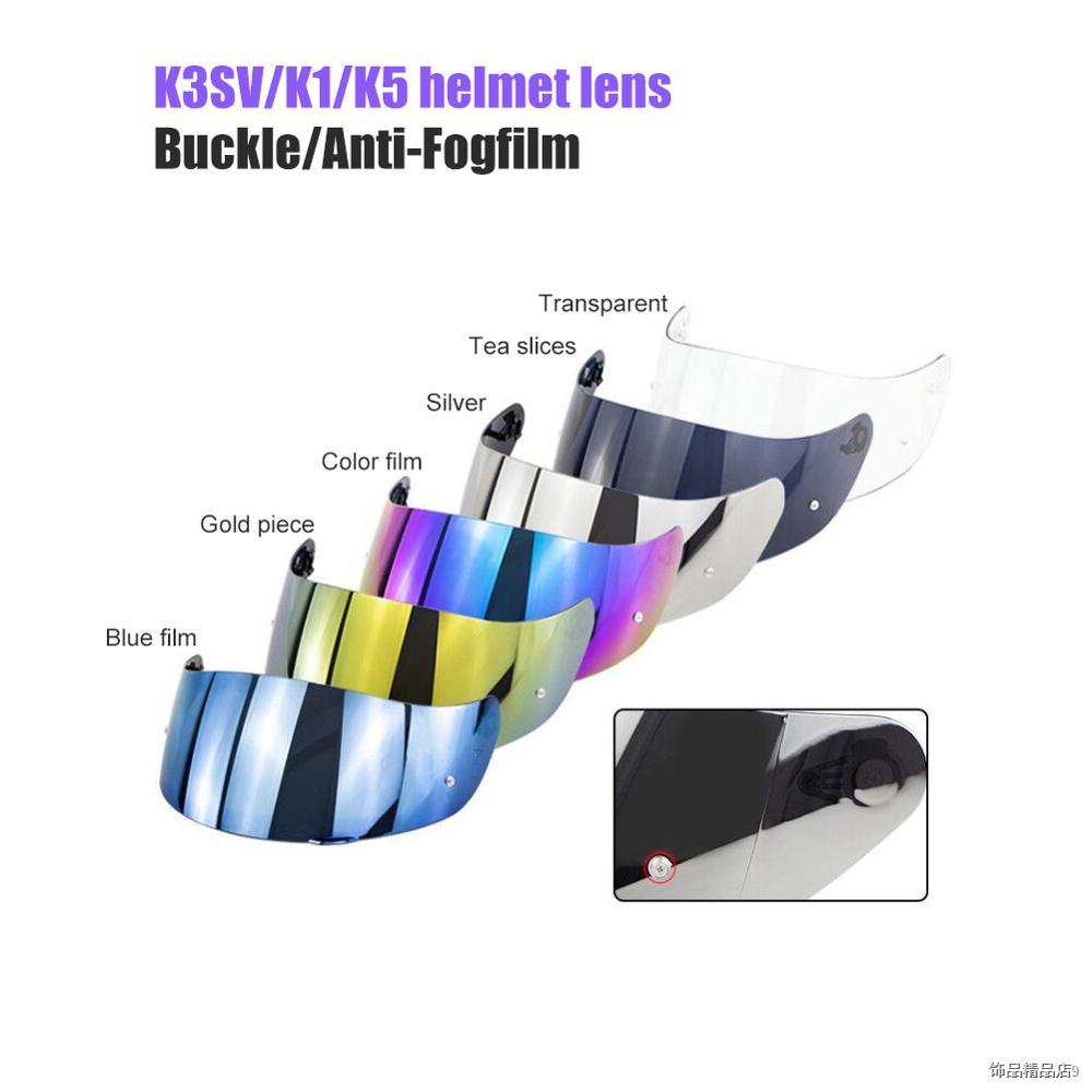 ₪Motorcycle Helmet Visor Full Face Visor Anti-Scratch Off-Road Motorbike Helmet Lens For AGV K3SV K5 Motorcycle Accessor