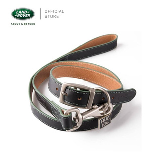 LAND ROVER HUE LEATHER DOG COLLAR &amp; LEAD SET