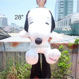 ตุ๊กตา Snoopy สนูปปี้ ท่านั่ง 28นิ้ว Peanuts สนู้ปปี้ ตุ๊กตาจัมโบ้ ตุ๊กตาไซส์ใหญ่