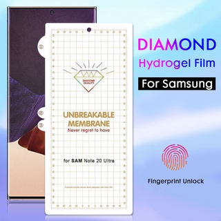 ฟิล์มไฮโดรเจลนิ่ม แบบเต็มจอ สำหรับ Samsung Galaxy S23 S22 S21 S20 Note 20 Ultra S8 S9 S10 S20 S21 S22 Note 9 10 20 Plus