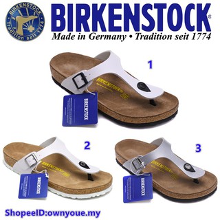 Birkenstock Men/Women Classic Cork Flip Flops Beach Casual shoes Gizeh series 34-46