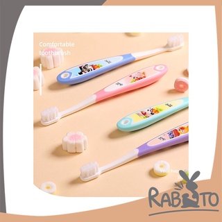 ราคา【ถูกที่สุด】RABITO แปรงสีฟันเด็ก แพค2ชิ้น  แปรงสีฟัน แปรงสีฟันขนนุ่ม แปรงสีฟันสำหรับเด็กเล็ก ขนนุ่มมาก ไม่บาดเหงือก K9