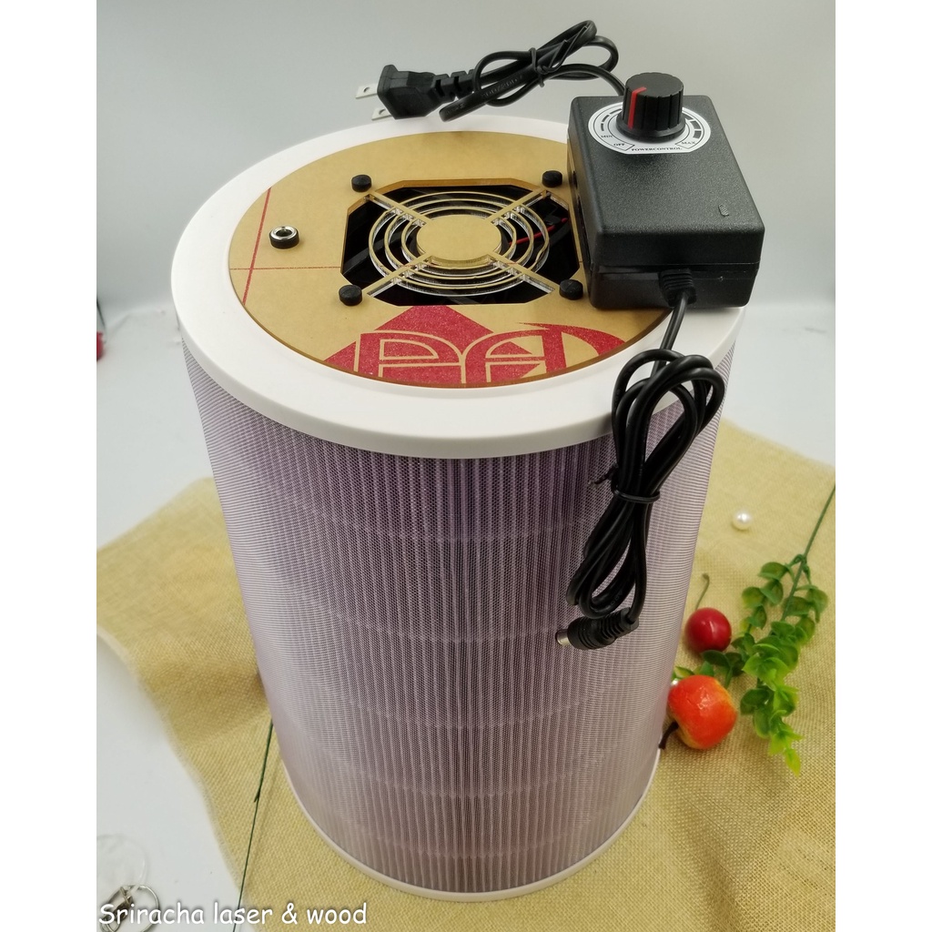 Diyเครื่องฟอกอากาศ พัดลม 12V 4200RPM และรุ่น 5300 RPM แรงสุด 1เดียวในไทย ฝาปิดกรอง ราคาถูกสุดๆ รูปที่ 2