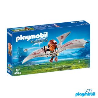 Playmobil 9342  Knights Dwarf Flyer แอ็คชั่นฟิกเกอร์  อัศวิน เครื่องร่อนฮอบบิท