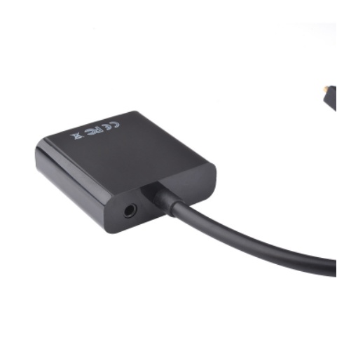 1080p Microhdmi Micro HDMI เป็น VGA หญิงวิดีโอสายเคเบิลอะแดปเตอร์แปลงสําหรับ Raspberry Pi/Ultrabook/แท็บเล็ต 1920x1200 - รูปที่ 7