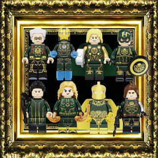 เข้ากันได้กับ Leging Minifigures Stan Lee Doctor Fate Winter Soldier Hawkeye Building Blocks ของเล่นสําหรับเด็ก