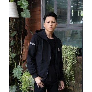 YAKRYDERเสื้อฮู้ดการ์ดสีดำลิมิเต็ดงานปัก พร้อมการ์ดแข็ง 5 จุด เสื้อขี่บิ้กไบค์