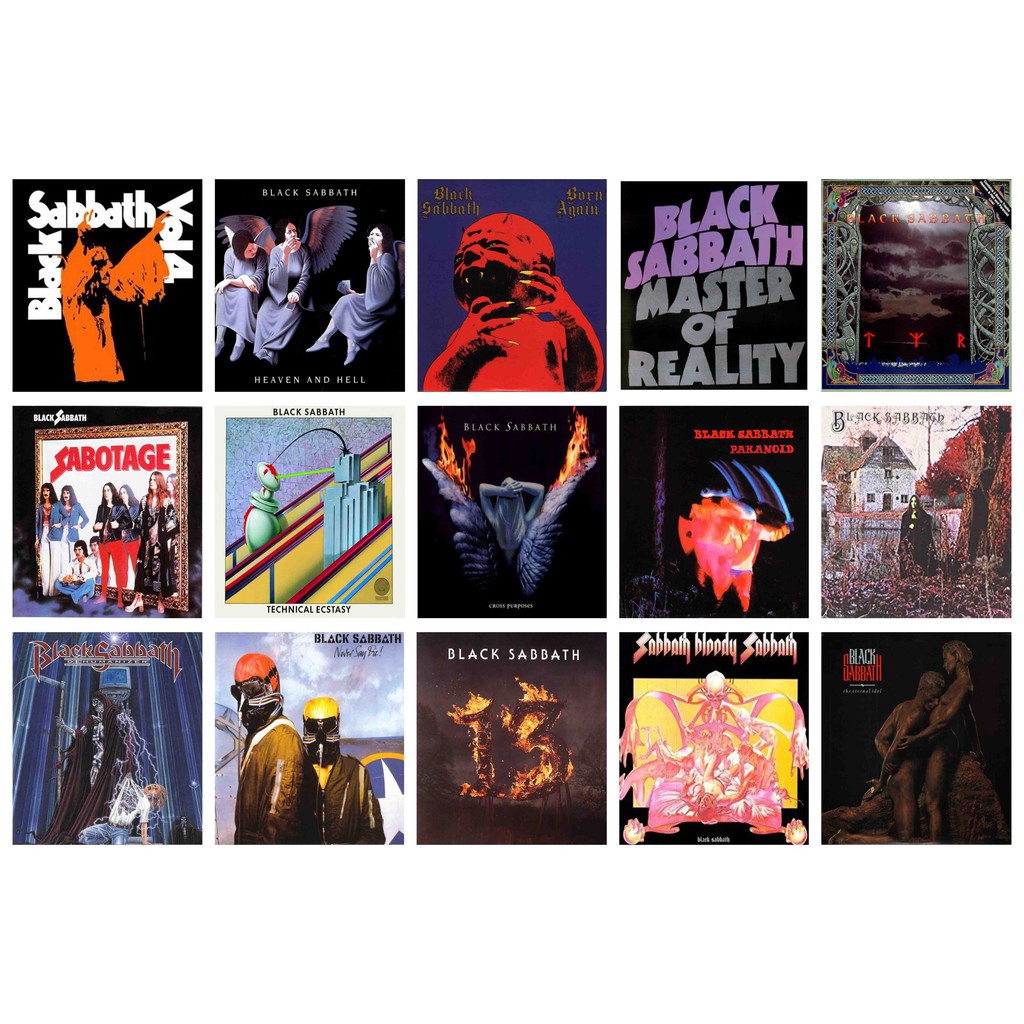 โปสเตอร์ Black Sabbath Ozzy Osbourne แบล็กแซ็บบาธ โปสเตอร์ วอลเปเปอร์ ตกแต่งผนัง Poster โปสเตอร์วินเ