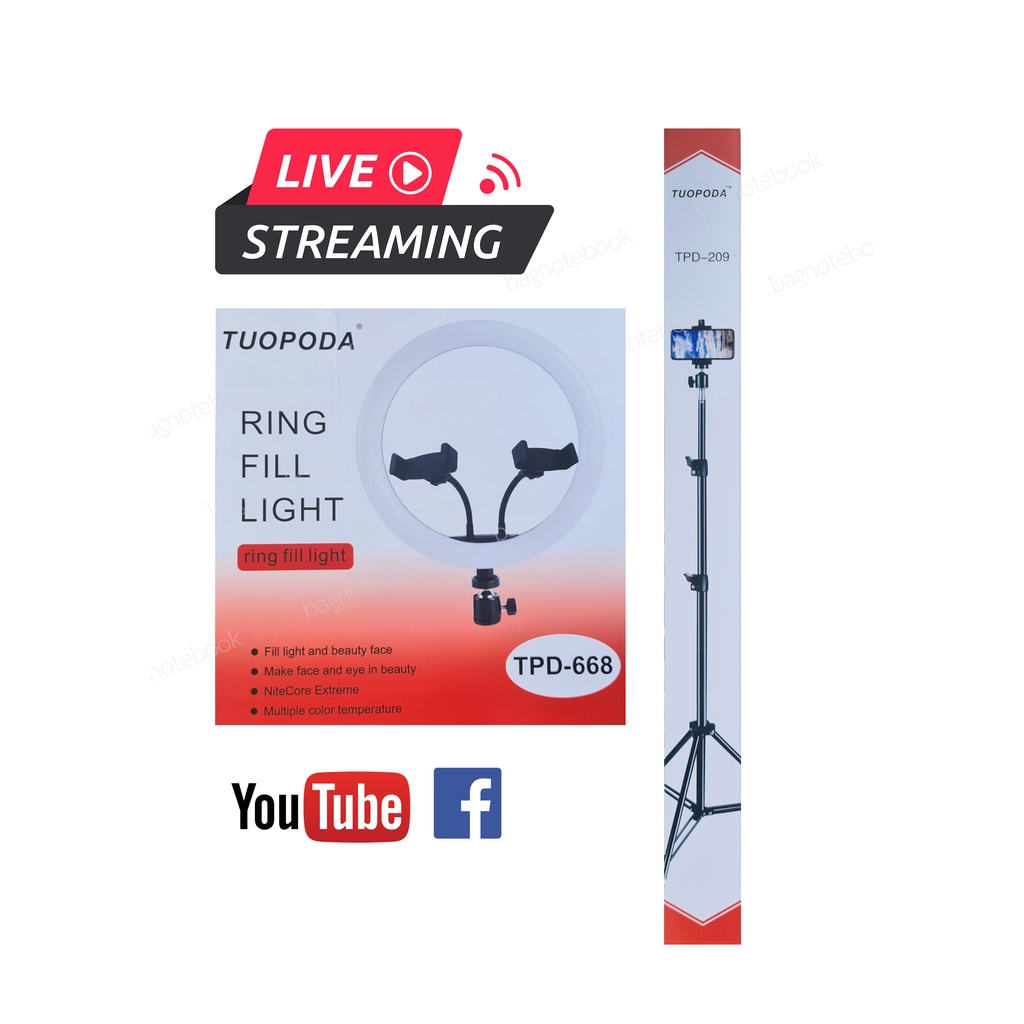 ราคาพิเศษ ขาตั้งกล้อง ขาจับอุปกรณ์ไฟแต่งหน้าไฟถ่ายคลิป ไฟไลฟ์สด live streaming