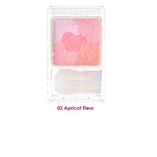 Canmake  Glow Fleur Cheek 02 Apricot