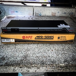 NPE MPR-801G RACK AC DISTRIBUTOR เพาเวอร์เบรกเกอร์ 8 ช่อง 1U