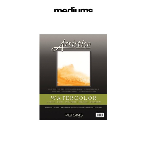 FABRIANO ARTISTICO EXTRA WHITE กระดาษสีน้ำ Cotton100%