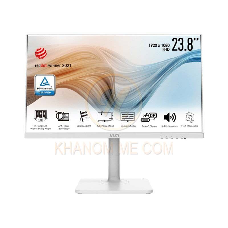 Monitor 23.8'' MSI MODERN MD241PW (IPS, HDMI, USB-C, SPK) 75Hz