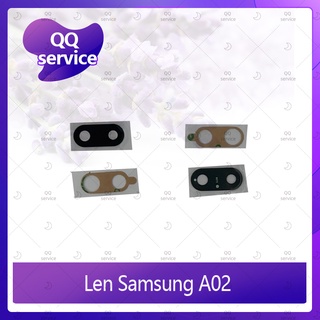 Lens Samsung A02  อะไหล่เลนกล้อง กระจกเลนส์กล้อง กระจกกล้องหลัง Camera Lens (ได้1ชิ้น) อะไหล่มือถือ QQ service