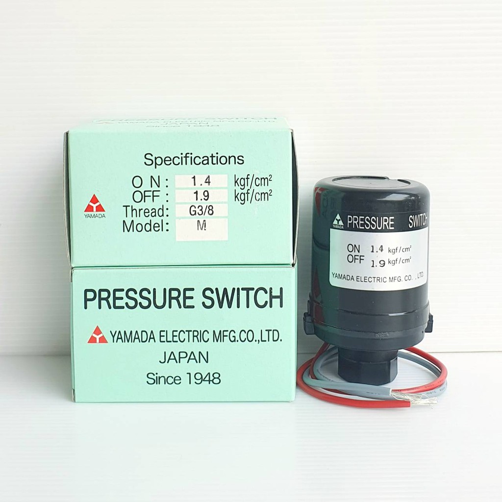 อะไหล ป มน ำ Pressure Switch สว ทช แรงด น สว ทช ออโต Yamada สำหร บป มน ำ Mitsubishi แบบถ งกลม ท ก Series 390