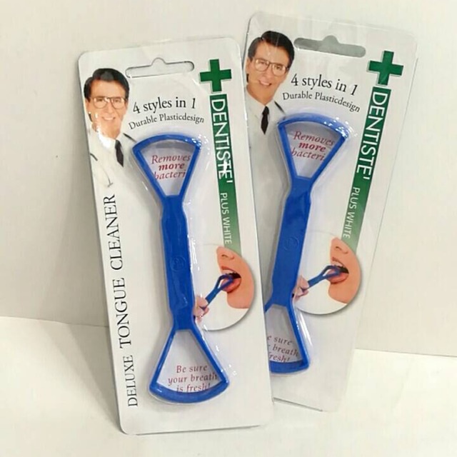 Dentiste tongue cleaner single side ที่ขูดลิ้น ดีกว่าเดิม 2เท่า กำจัด