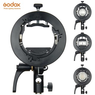 พร้อมส่ง GODOX S2 Bowens Mount แฟลช S-Type Bracket สำหรับ GODOX V1 V860II AD200 AD400PRO Snoot Softbox