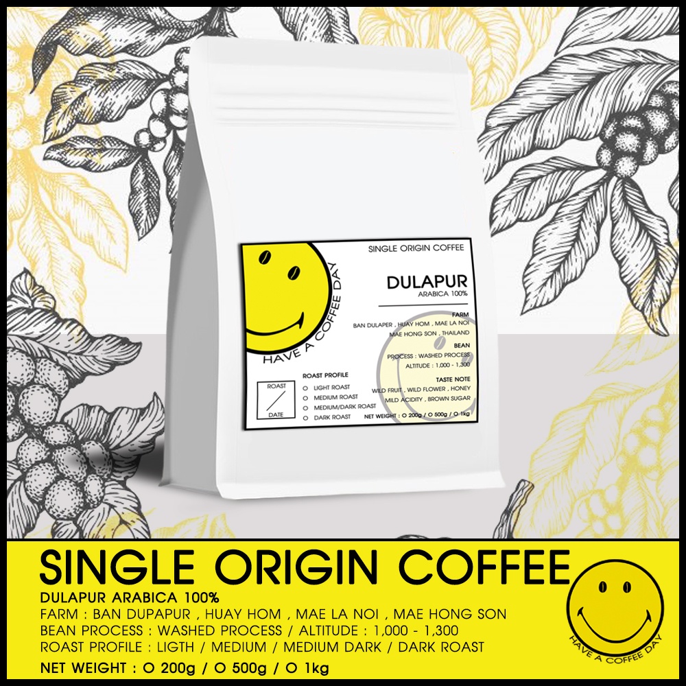 เมล็ดกาแฟดูลาเปอร์ 🇹🇭 l DULAPUR l WASHED PROCESS l SINGLE ORIGIN COFFEE