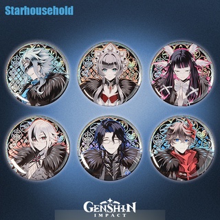 Genshin เข็มกลัด ลาย Fatui Knave childe Damselette badge