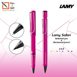 LAMY Safari Rollerball Pen + LAMY Safari Mechanical pencil Set ชุดปากกาโรลเลอร์บอล + ดินสอกด ลามี่ ซาฟารี สีชมพู